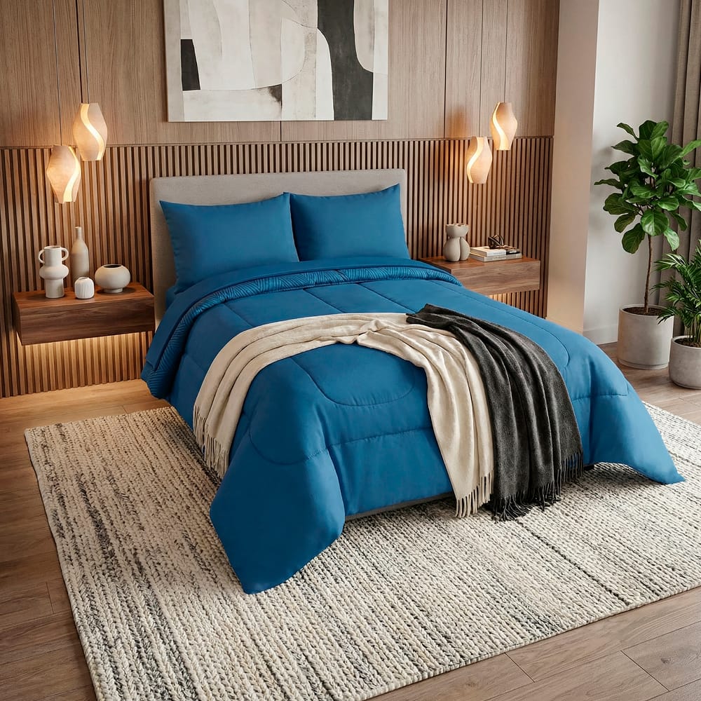Edredon Ultrasoft Con Sabana Celestio