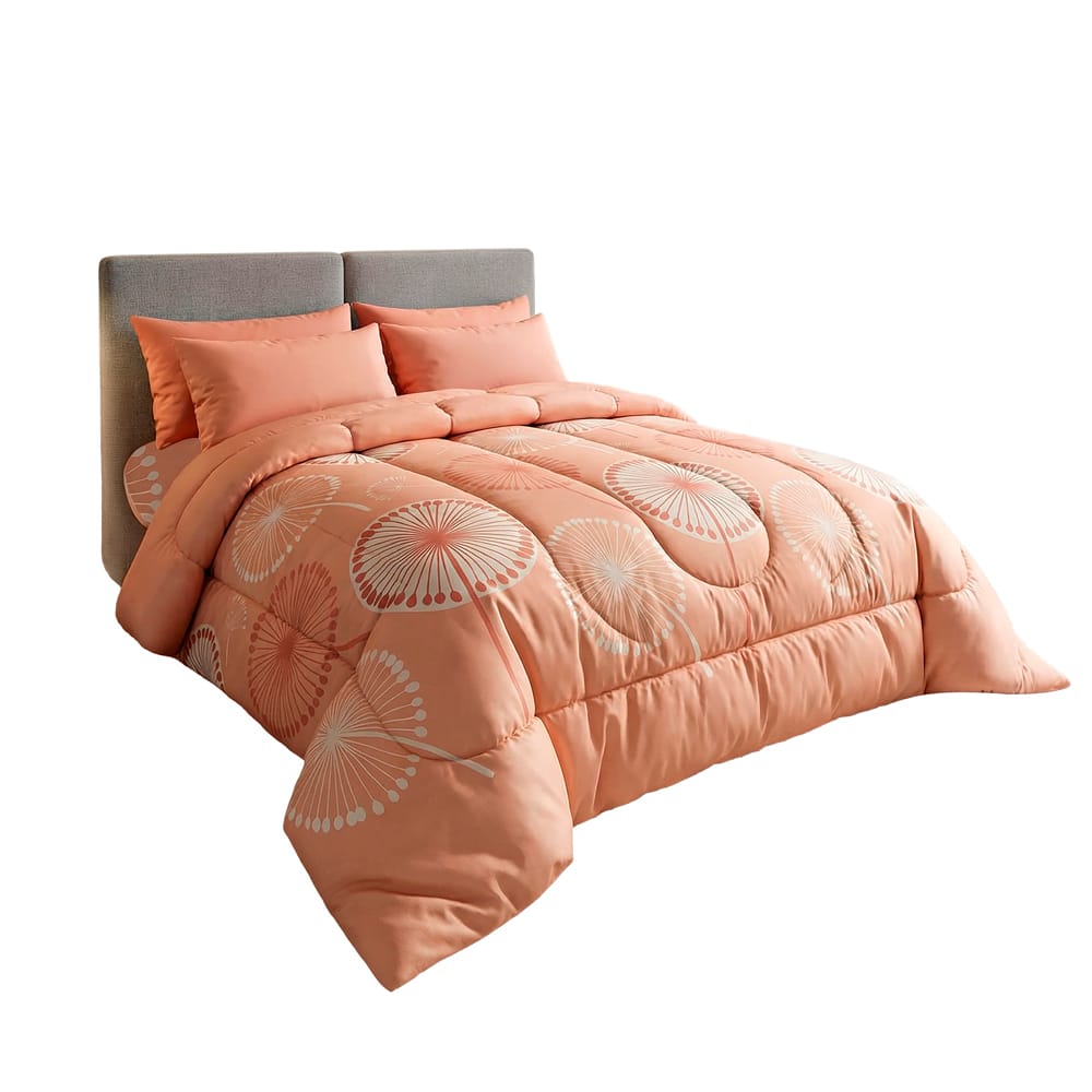Edredon Ultrasoft Con Sabana Melon