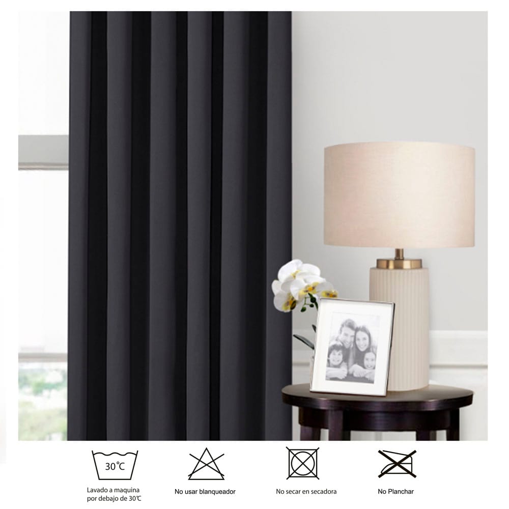 Cortina Blackout Negro