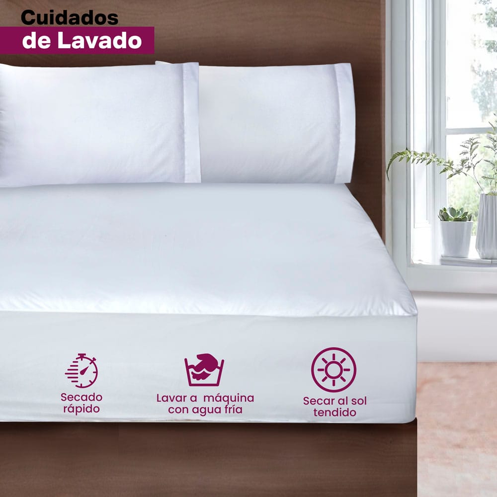 Protector Para Colchon Impermeable Cromo