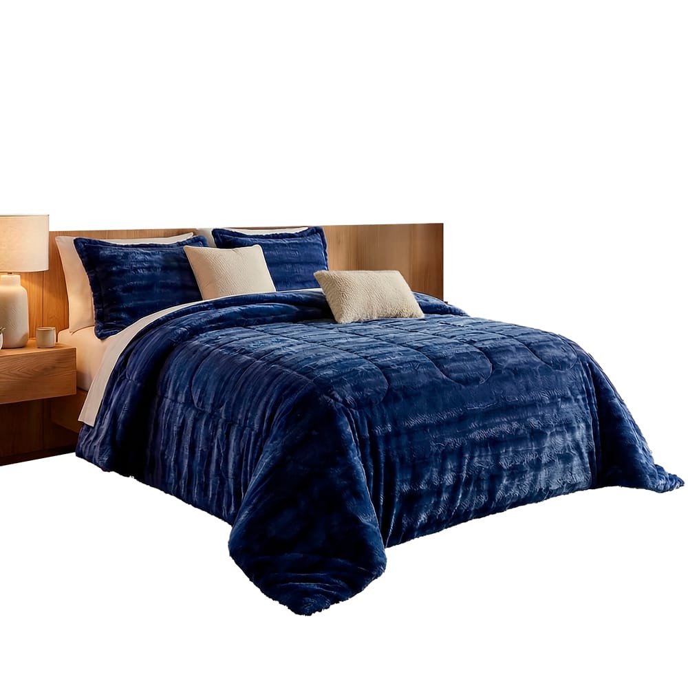 Edredón Mink Navy