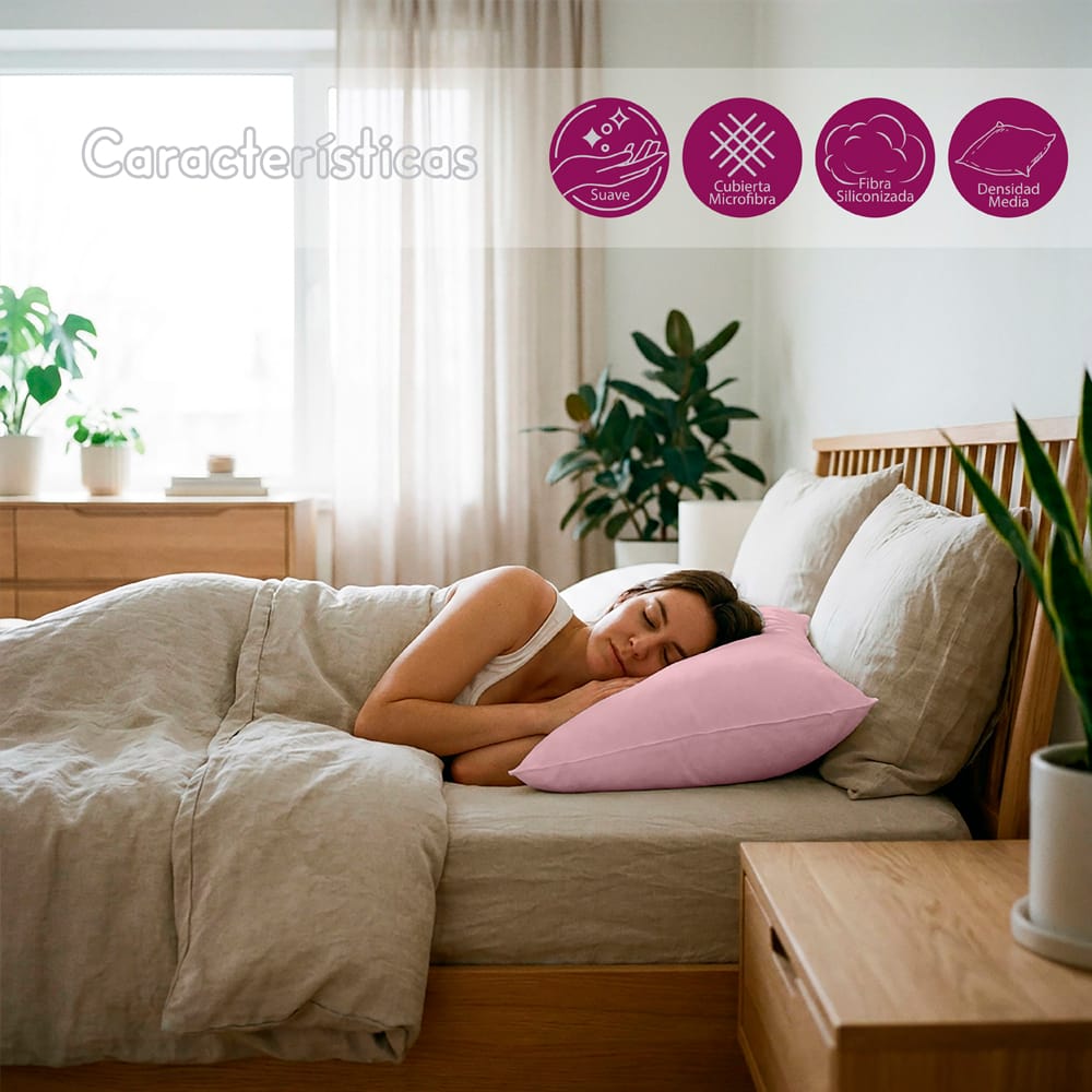 Almohada Plus Rosa
