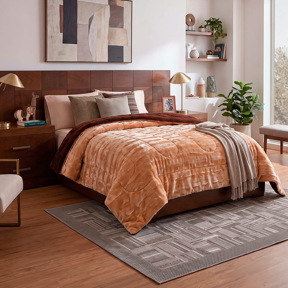 Cobertor Mink Champagne