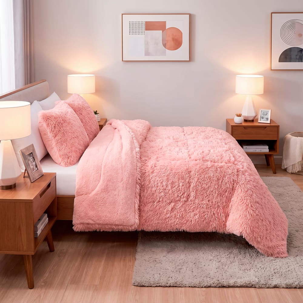 Cobertor Grizzly Rosa