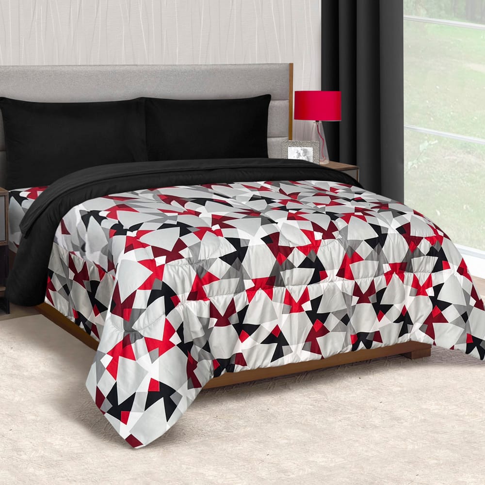 Edredon Ultrasoft Con Sabana Kiev Rojo