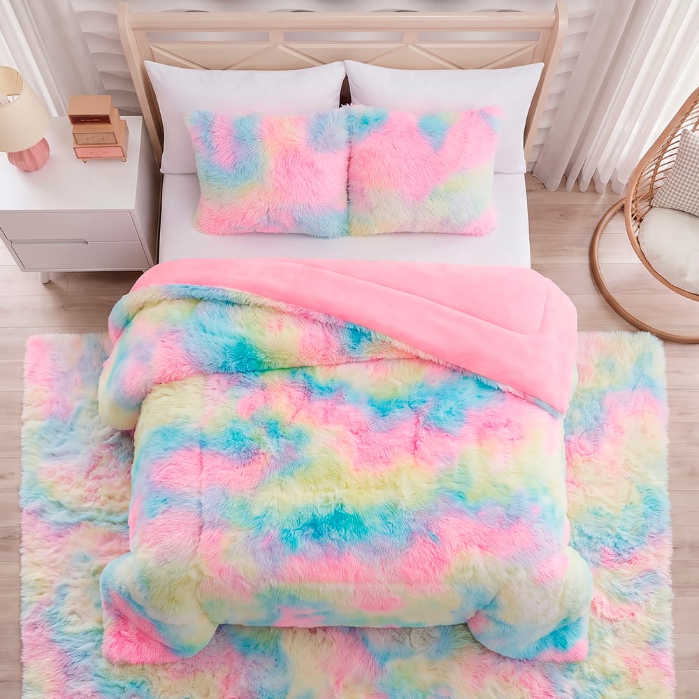 Edredón Mink Grizzly Tie Dye