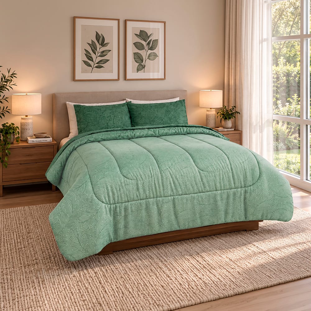 Edredon Ultrasoft Con Sabana Ficus — imagen 2