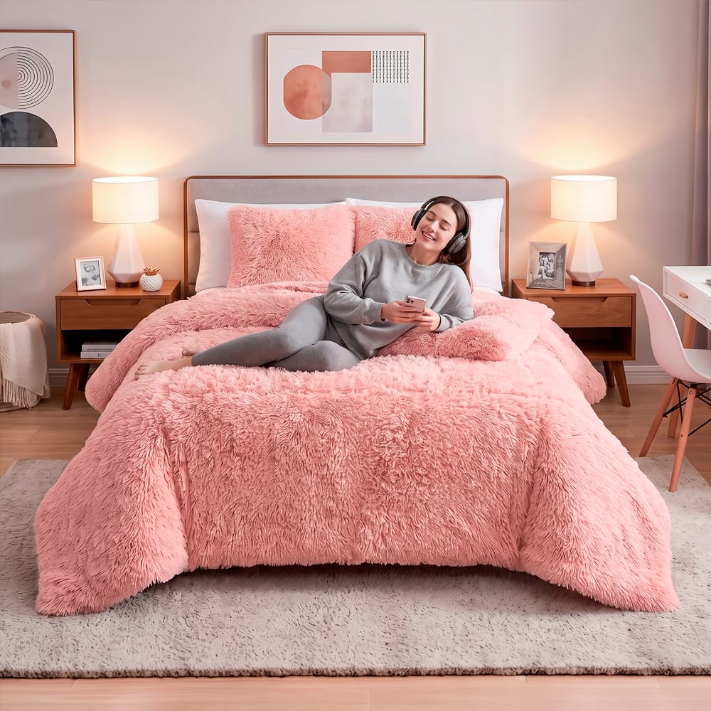 Cobertor Grizzly Rosa