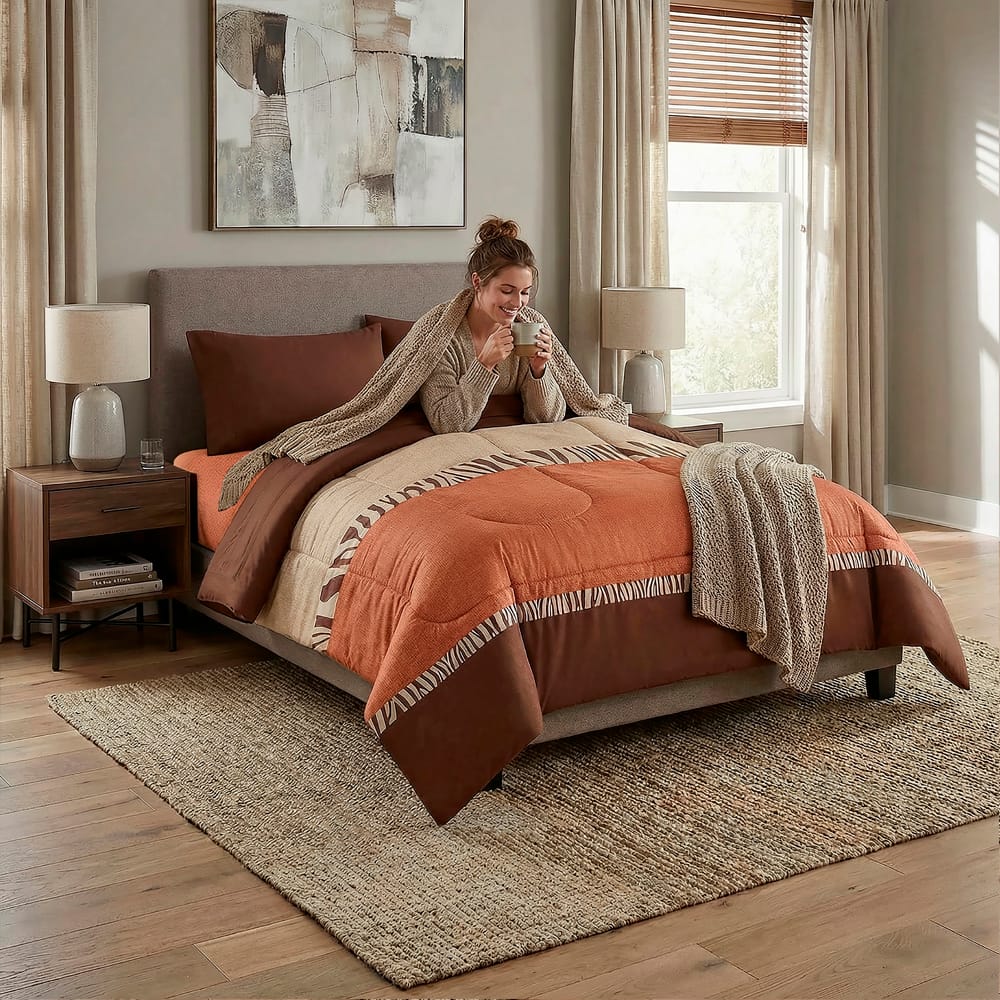 Edredon Ultrasoft Con Sabana Coralia — imagen 3