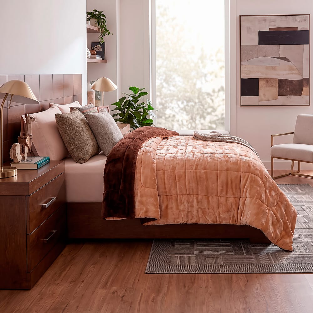 Cobertor Mink Champagne