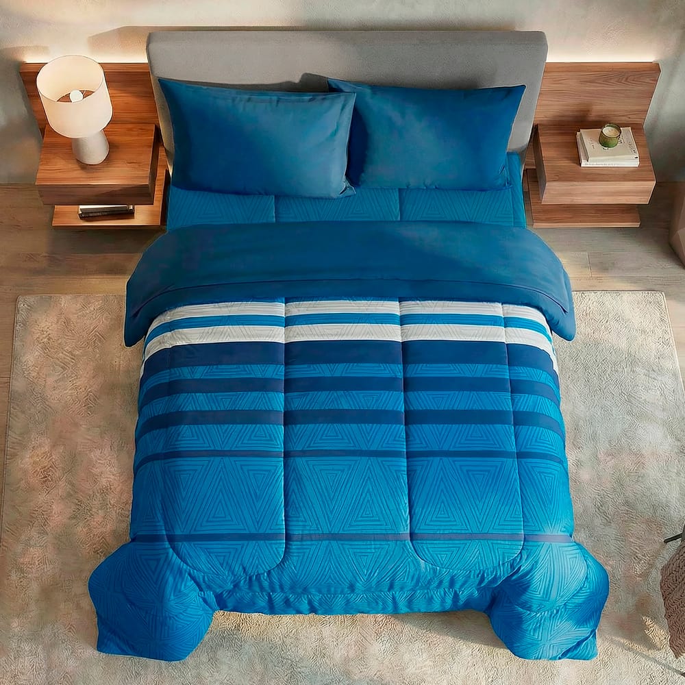 Edredon Ultrasoft Con Sabana Celestio
