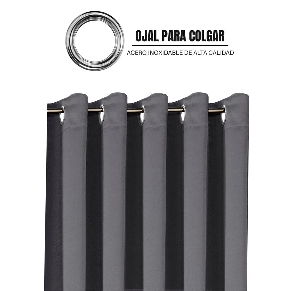 Cortina Blackout Gris