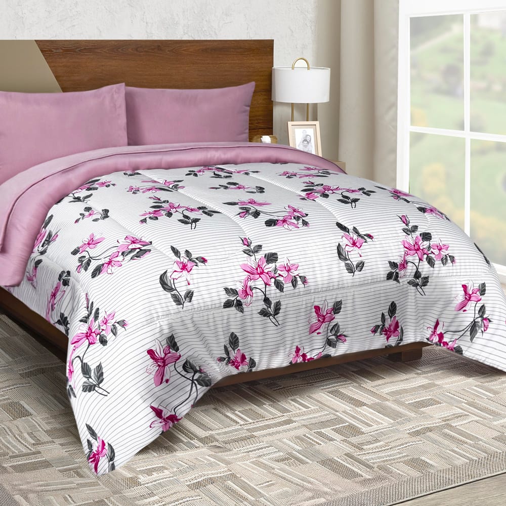 Edredon Ultrasoft Con Sabana Maranta