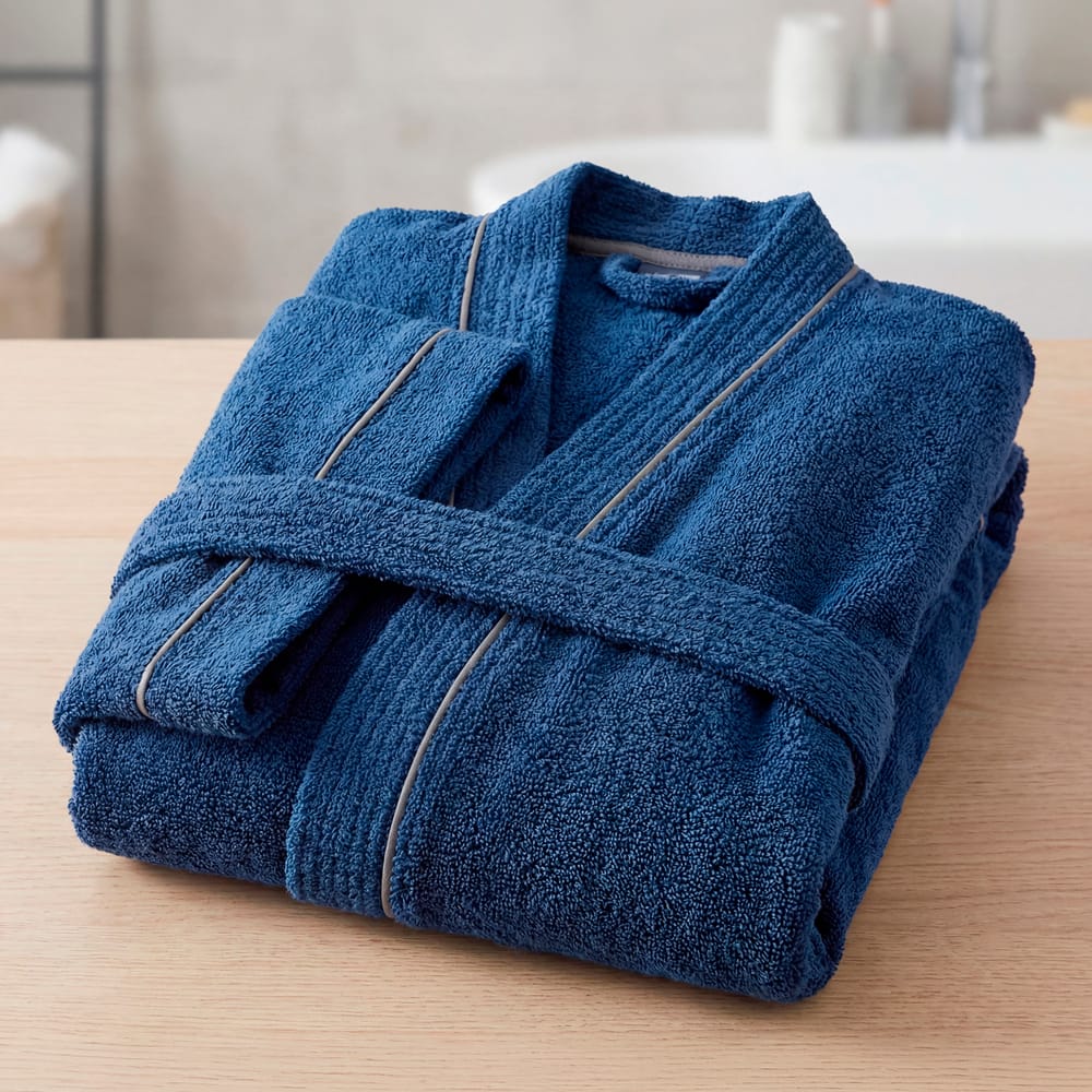 Bata De Baño Premium Marino