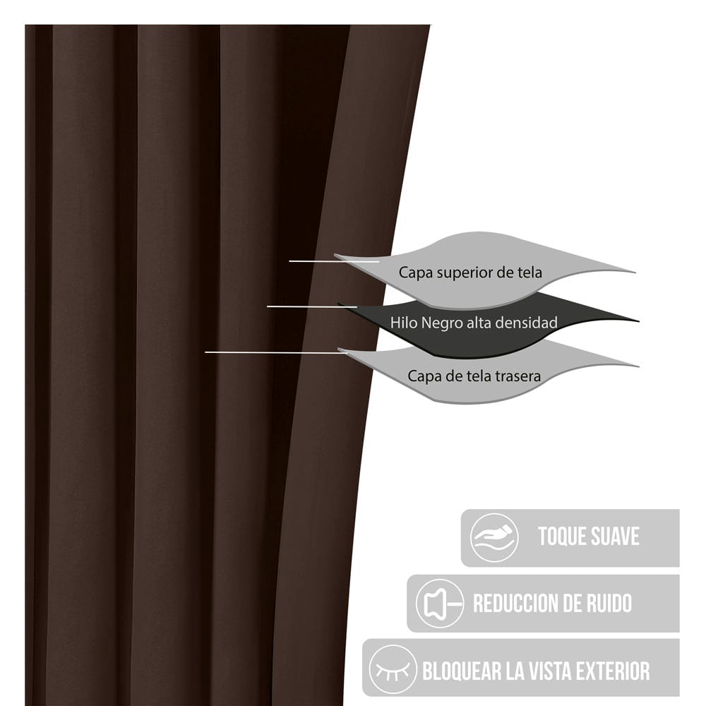 Cortina Blackout Chocolate