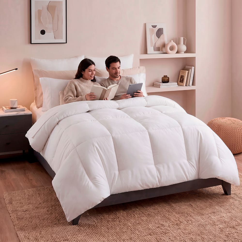 Duvet Blanco Con Sabana