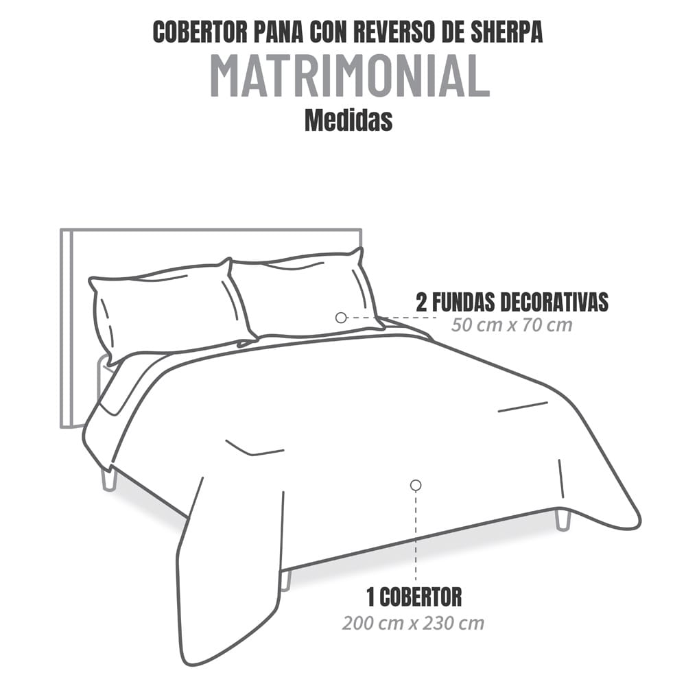 Cobertor Pana Cobalto
