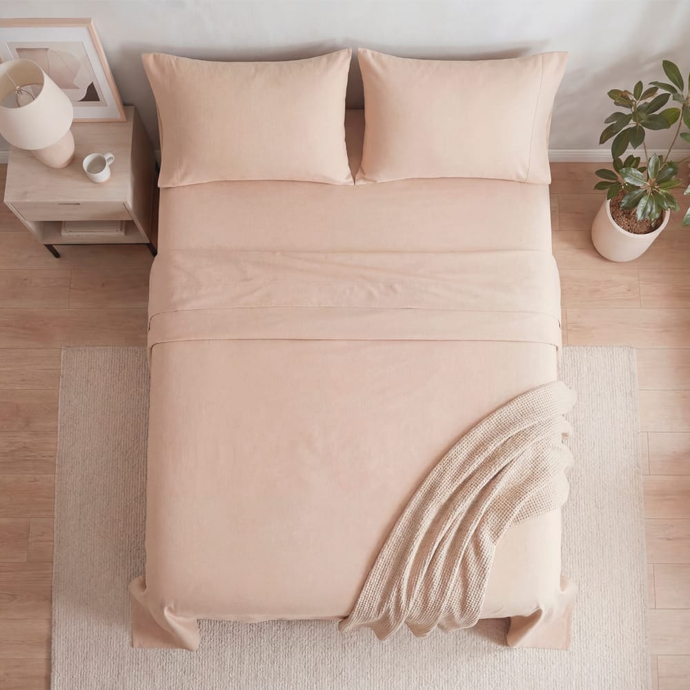Sabana De Algodon Beige