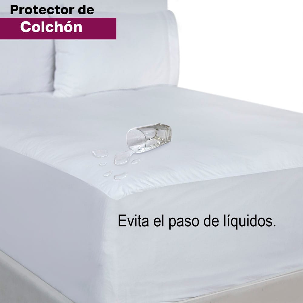 Protector Para Colchon Impermeable Cromo