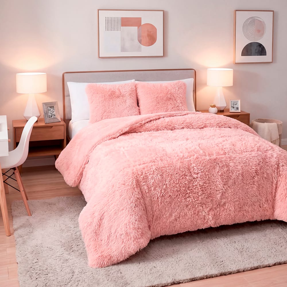 Cobertor Grizzly Rosa