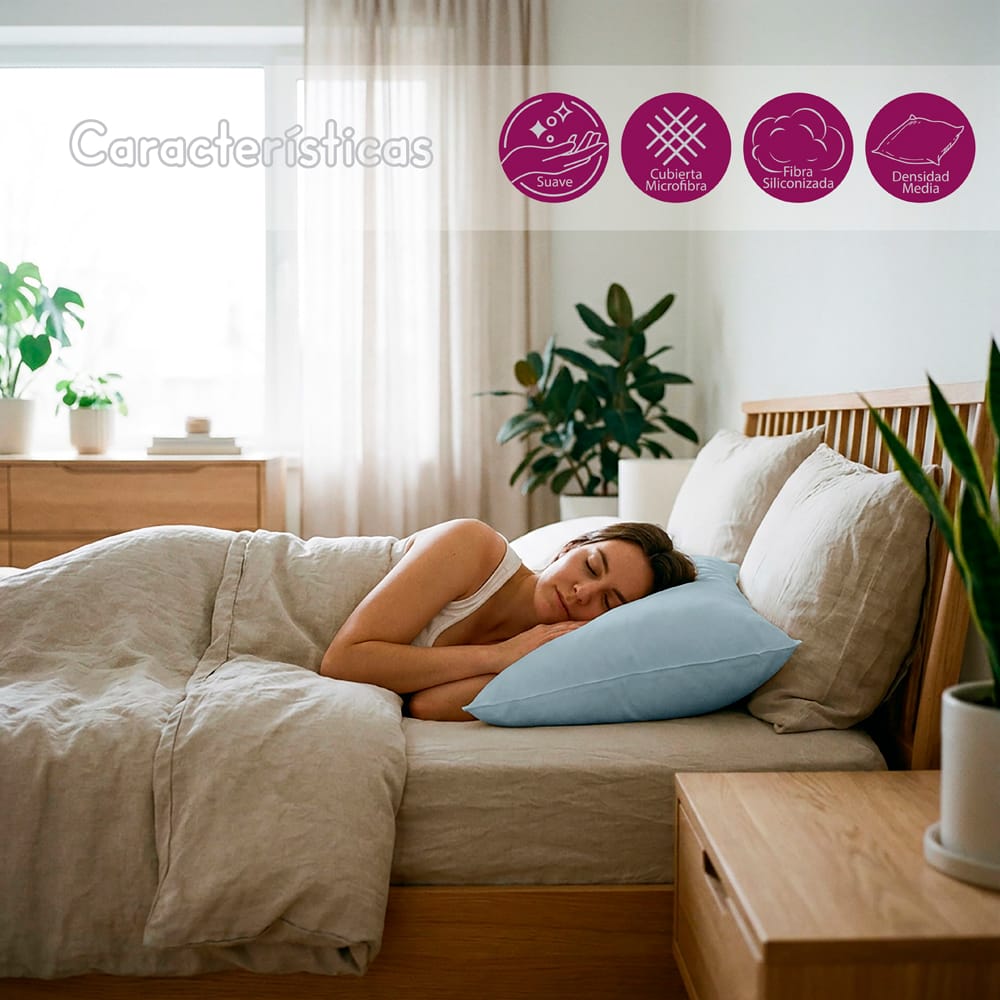 Almohada Plus Azul