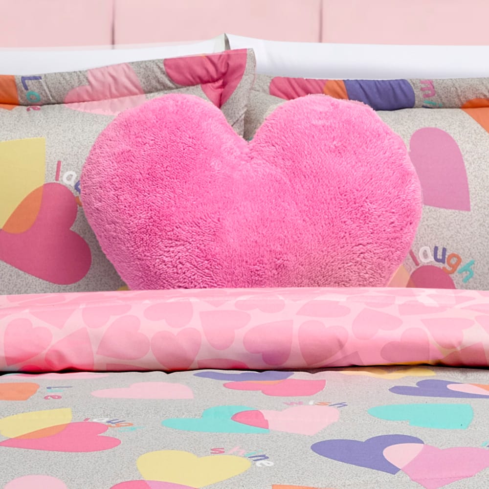 Cojin Corazon Rosa