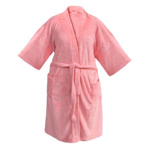 BATA SUPER ABSORBENTE UNITALLA CORAL SECADO RÁPIDO