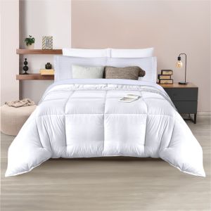 EDREDÓN DUVET BLANCO CON SABANAS