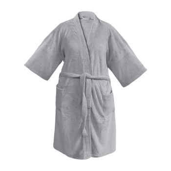 BATA SUPER ABSORBENTE UNITALLA GRIS PERLA SECADO RÁPIDO
