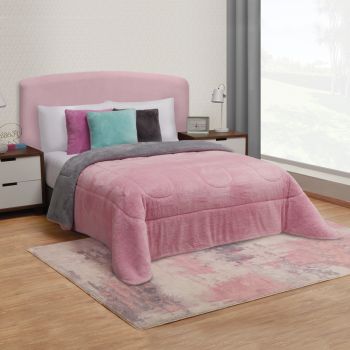 COBERTOR BICOLOR PINK