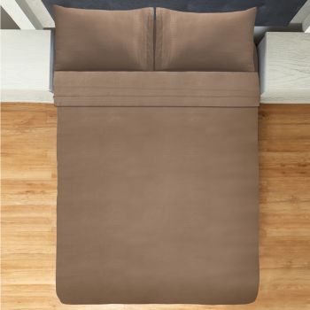 JUEGO DE SÁBANAS CONFORT TABACO
