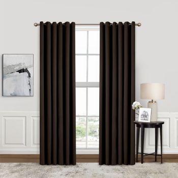 CORTINA BLACKOUT CON ARGOLLAS CHOCOLATE