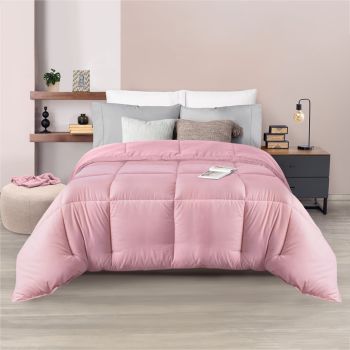 EDREDÓN DUVET ROSA ULTRA SUAVE