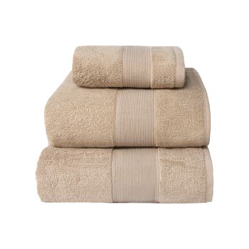 Set De Tres Toallas Super Absorbente De Rápido Secado Arena