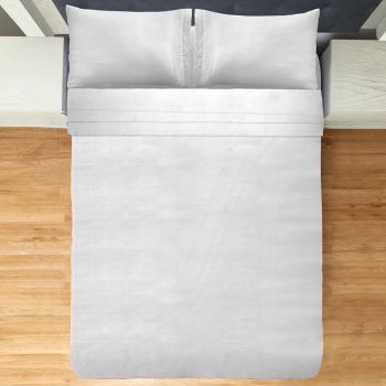 JUEGO DE SÁBANAS CONFORT BLANCO