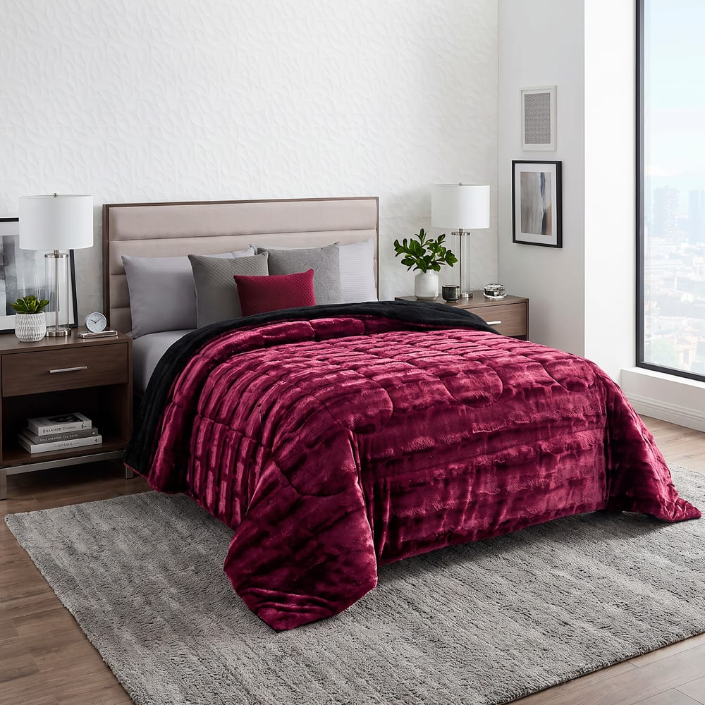 Cobertor Mink Burdeos