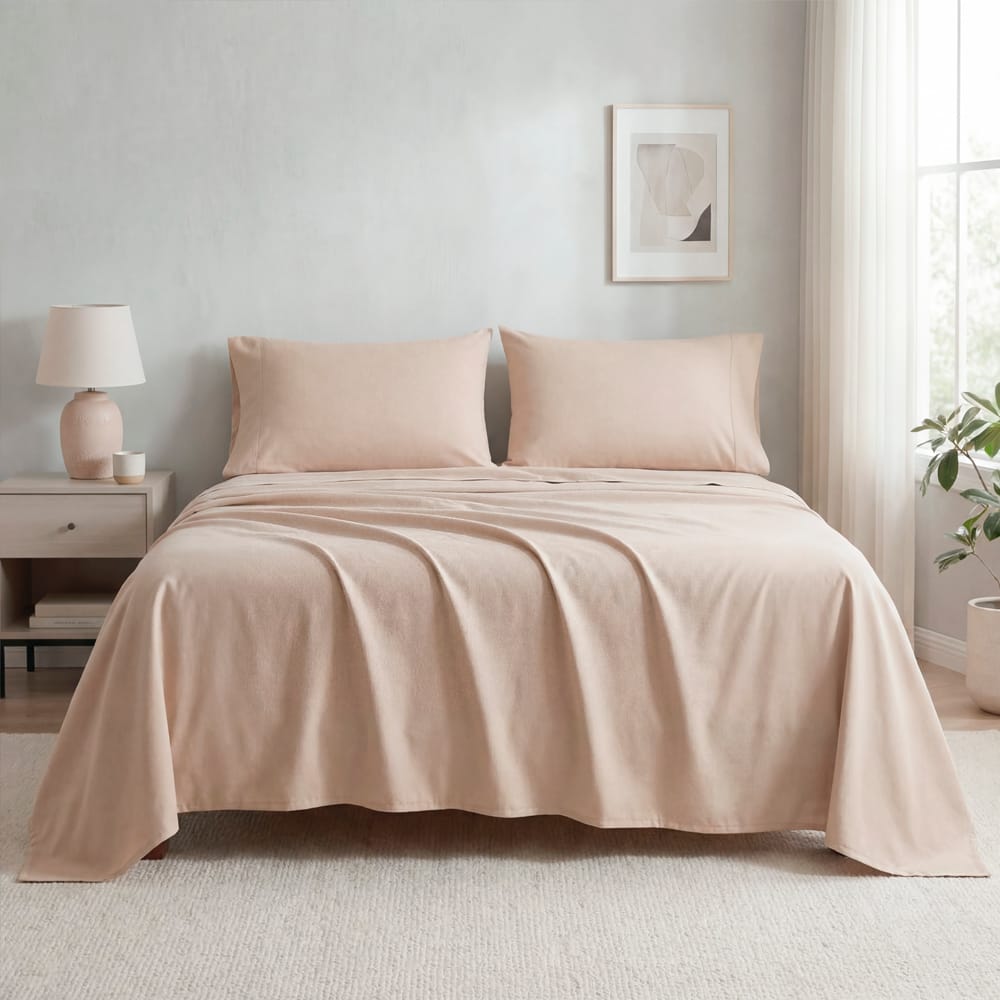 Sabana De Algodon Beige