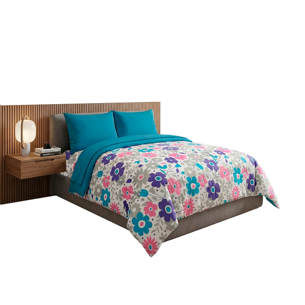 Edredon Ultrasoft Con Sabana Floretta — imagen 5