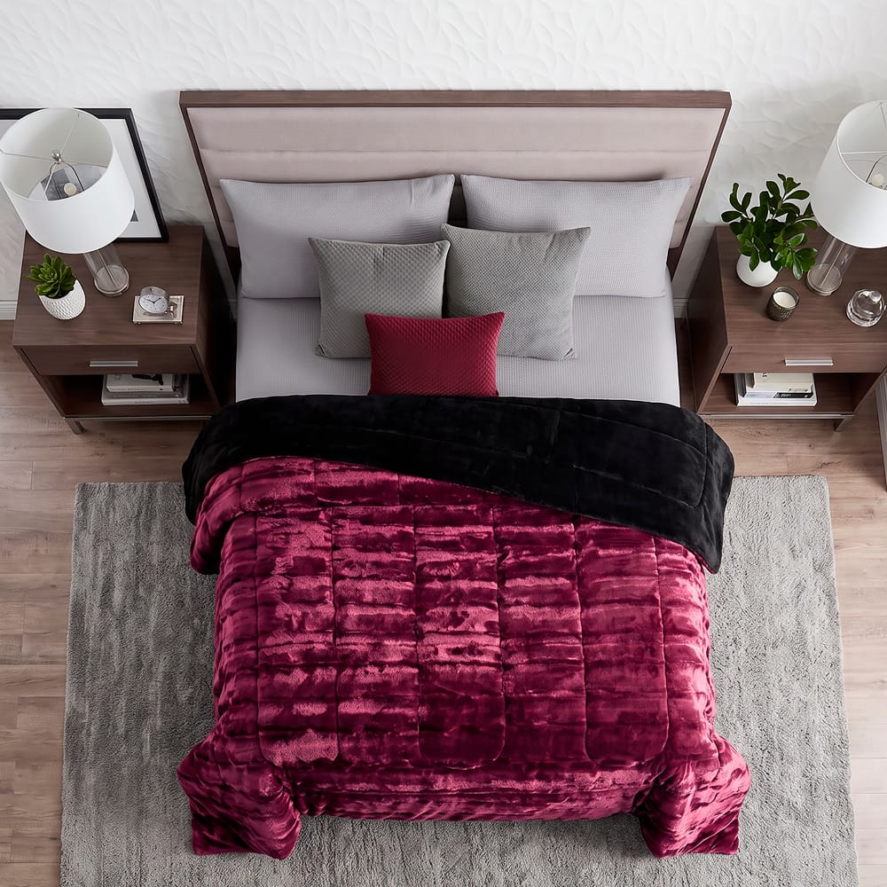 Cobertor Mink Burdeos