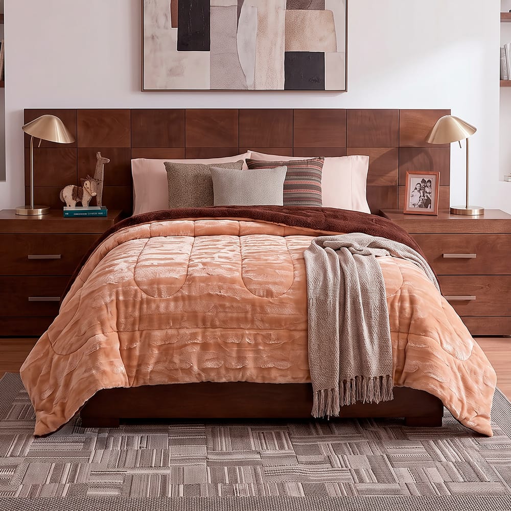 Cobertor Mink Champagne