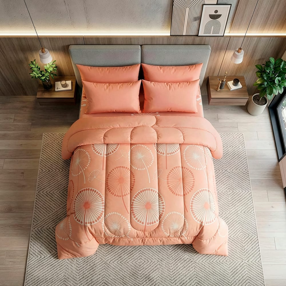 Edredon Ultrasoft Con Sabana Melon